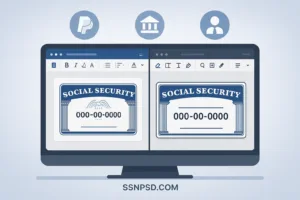 How to Edit an SSN Template in Word or PDF