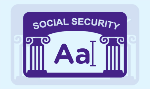 Social Security Card Font Software Icon